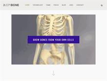 Tablet Screenshot of epibone.com